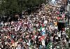 People protested across France on Thursday