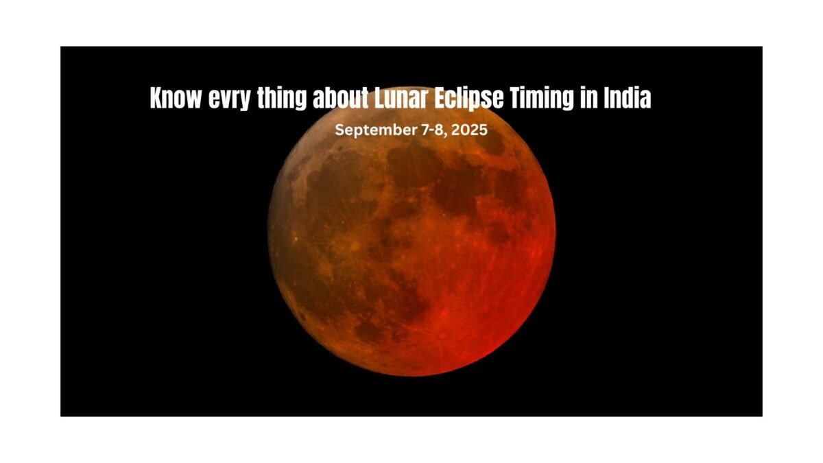 Know evry thing about Lunar Eclipse Timing in India (September 7-8, 2025)