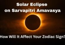 Solar Eclipse on Sarvapitri Amavasya