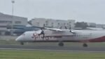 SpiceJet Q400 Loses Wheel