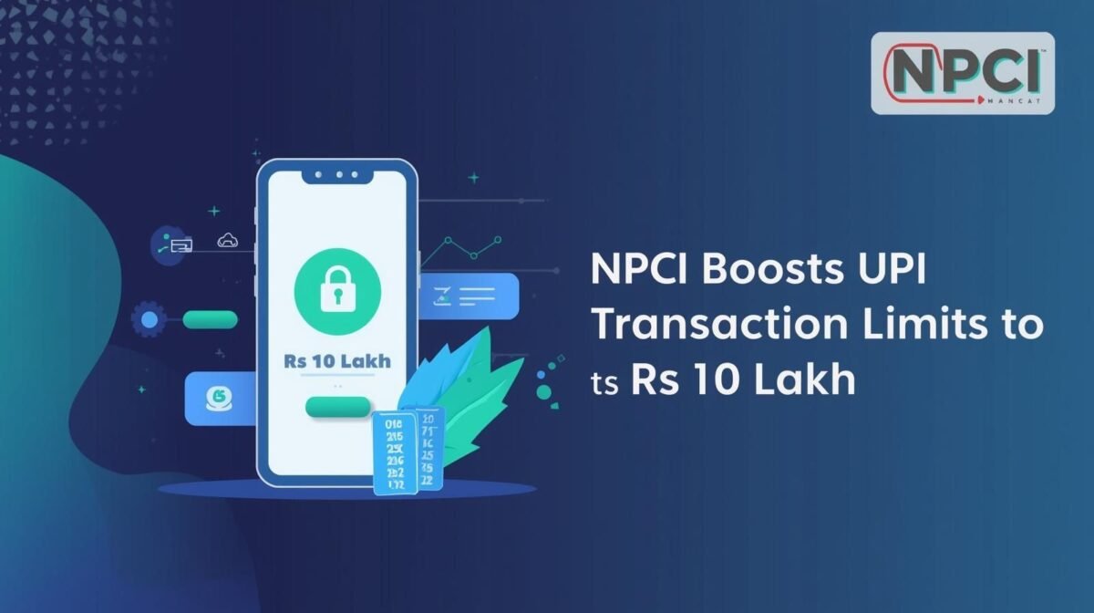 NPCI Boosts UPI Transaction Limits to Rs 10 Lakh: Major Relief for Digital Payment Users Effective September 15