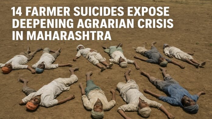 14 Farmer Suicide in Maharashtra