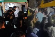 12 Dead as Debris Buries Bus in Bilaspur District
