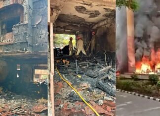 Fire in Bhamhputra apartments