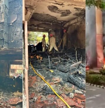 Fire in Bhamhputra apartments