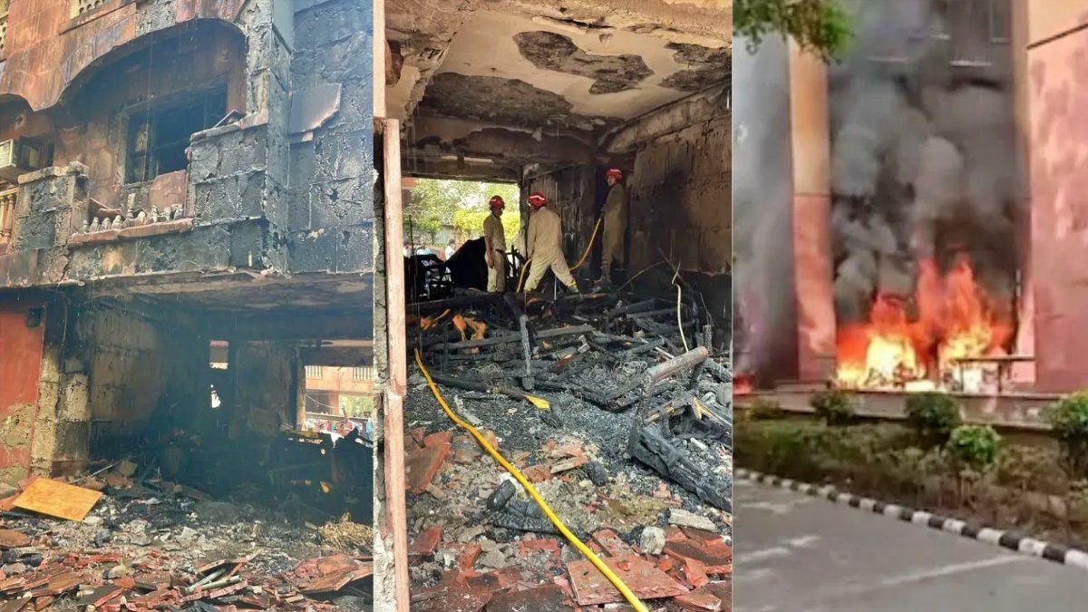 Fire in Bhamhputra apartments