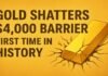 Gold Shatters $4,000 Barrier