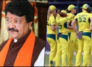 MP Minister Blames Australian Cricketers for Indore Molestation Incident Kailash Vijayvargiya-Australia team