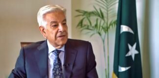 Pakistan’s Defense Minister Khawaja Asif