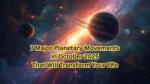 Planetary Movements in October 2025