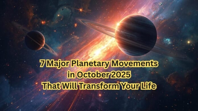 Planetary Movements in October 2025 Planetary Movements in October 2025