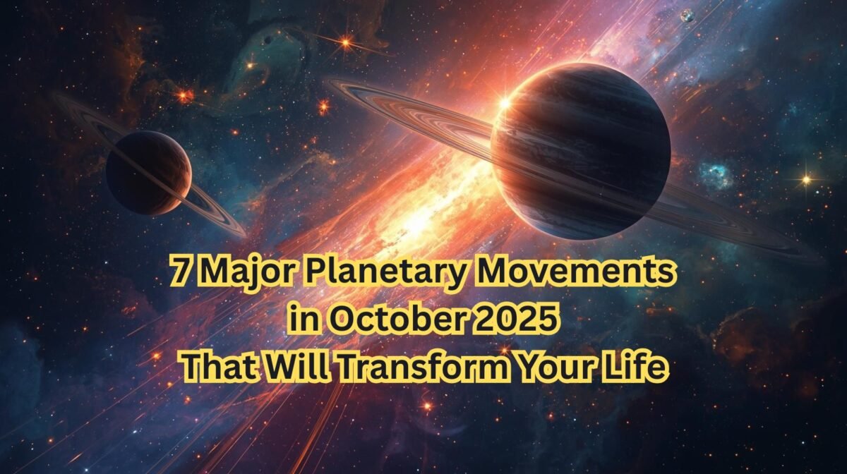 7 Major Planetary Movements in October 2025 That Will Transform Your Life