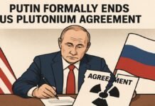 Putin Formally Ends US Plutonium Agreement: Russia Withdraws from 25-Year Nuclear Arms Control Pact Putin Formally Ends US Plutonium Agreement