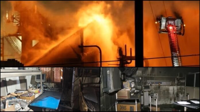 SMS Hospital ICU Fire