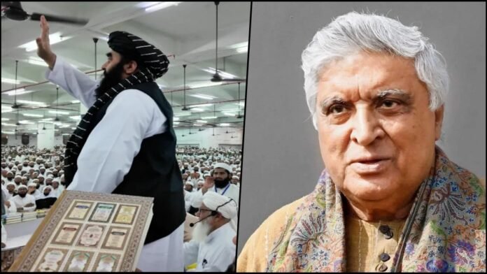 Taliban Minister at Deoband Seminary-javed Akhtar Taliban Minister at Deoband Seminary-javed Akhtar