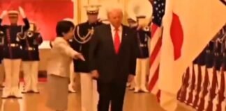 Trump's Japan Ceremony Mishap