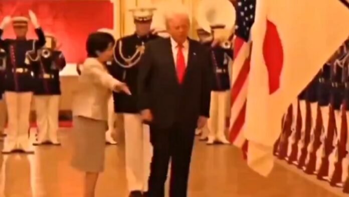 Trump's Japan Ceremony Mishap Trump's Japan Ceremony Mishap