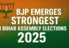 BJP Emerges Strongest in Bihar Assembly Elections 2025