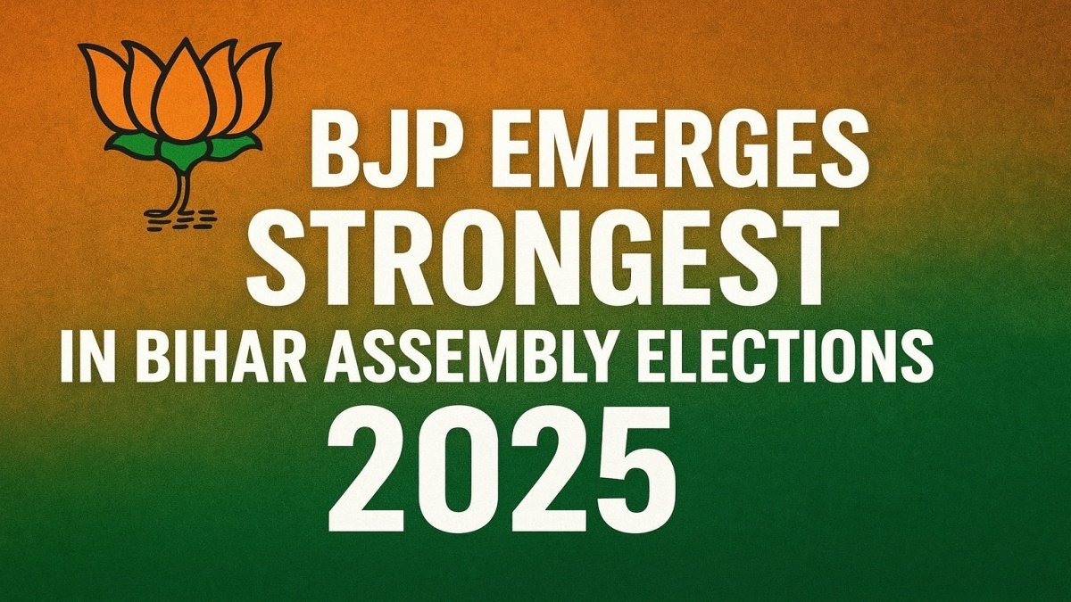 BJP Emerges Strongest in Bihar Assembly Elections 2025, NDA Secures Clear Majority