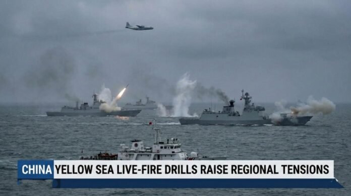 China Yellow Sea Live-Fire Drills Raise Regional Tensions