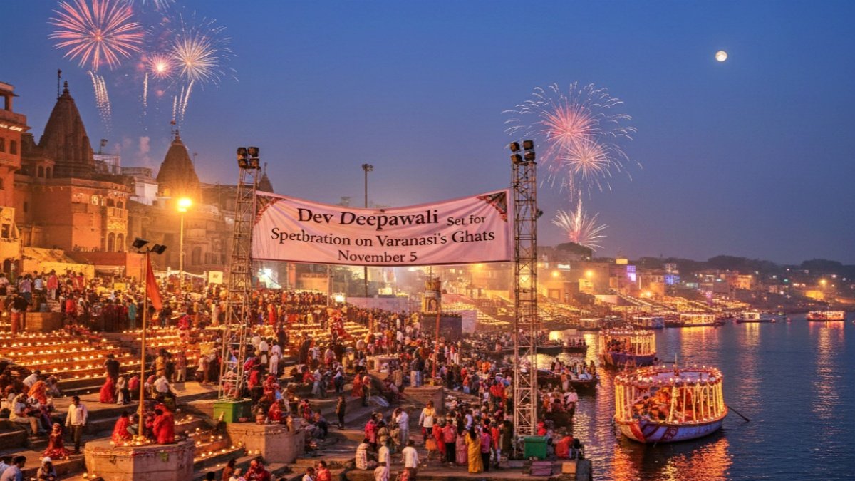 Dev Deepawali Set for Spectacular Celebration on Varanasi’s Ghats November 5