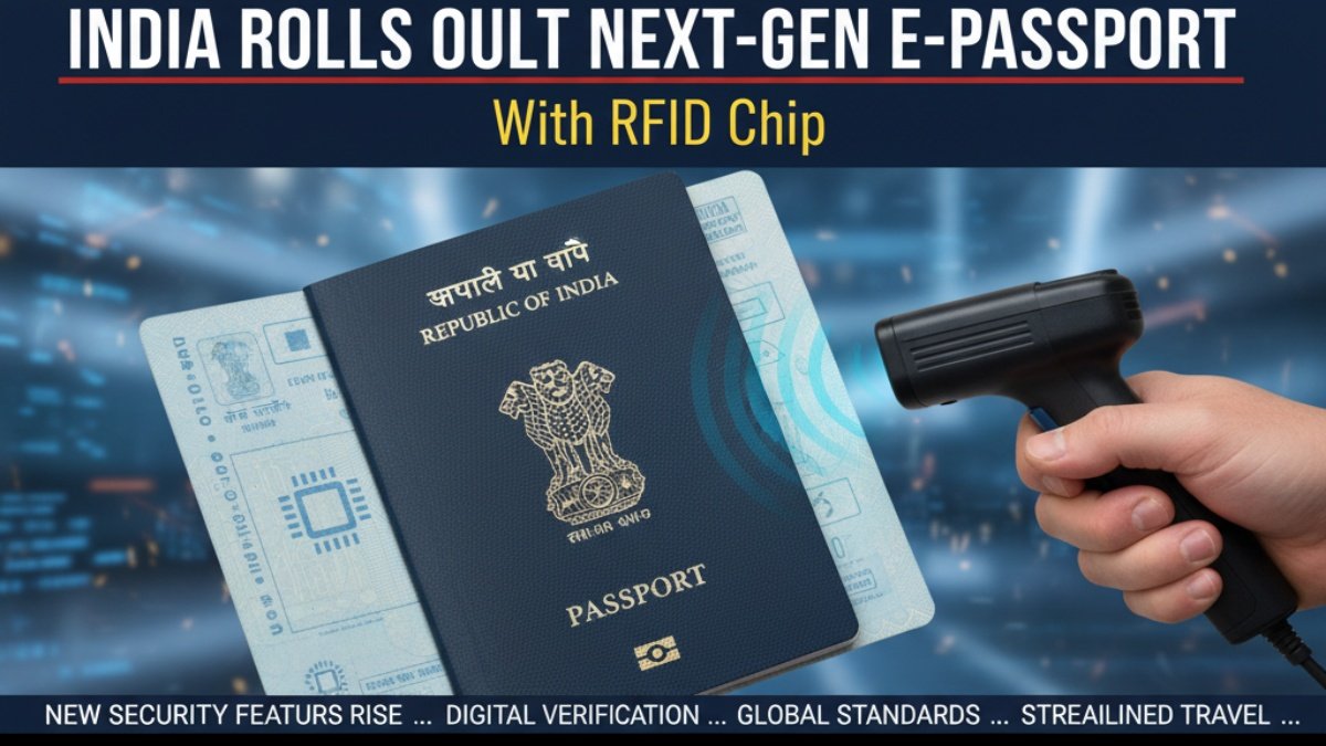 India Rolls Out Next-Gen E-Passport with RFID Chip, AI Integration for Enhanced Security and Faster Immigration