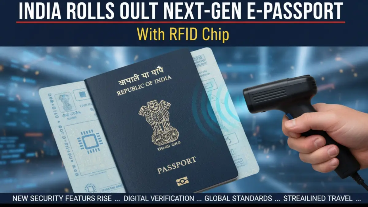 India Rolls Out Next-Gen E-Passport with RFID Chip, AI Integration for Enhanced Security and Faster Immigration