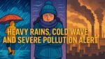 Dangerous Weather to Grip India: Heavy Rains, Cold Wave, and Severe Pollution Alert Heavy Rains, Cold Wave