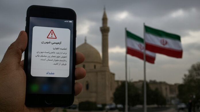 Iran Tests Emergency Mobile Alert System
