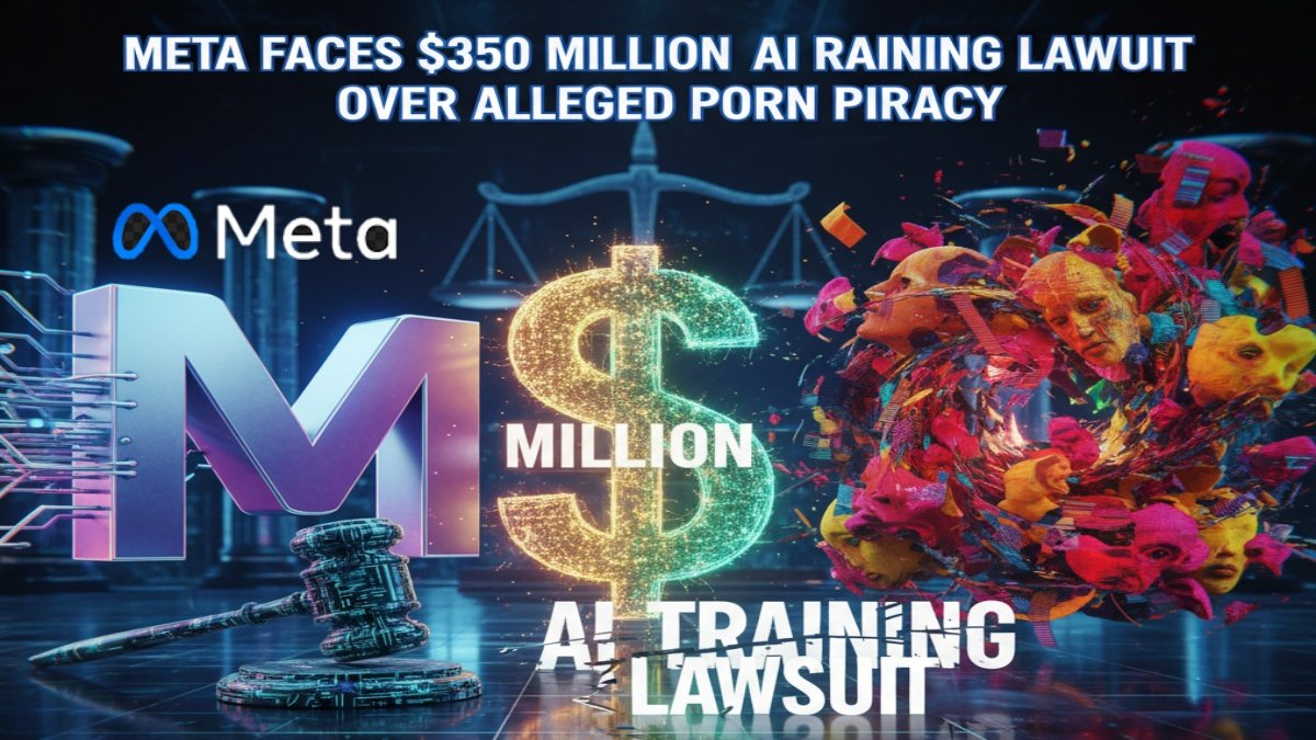 Meta Faces $350 Million AI Training Lawsuit Over Alleged Porn Piracy