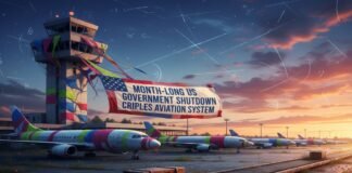 Month-Long US Government Shutdown Cripples Aviation System, Controllers Work Without Pay Month-Long US Government Shutdown