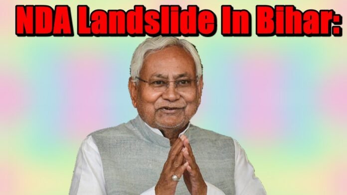NDA Landslide In Bihar