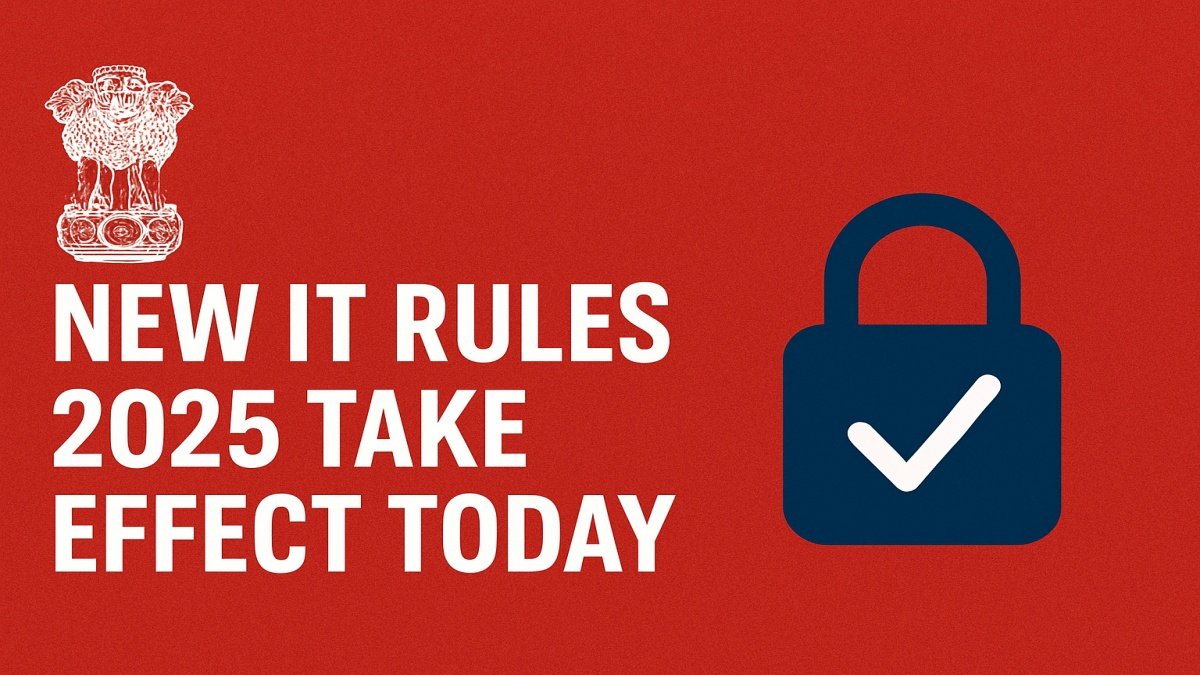 New IT Rules 2025 Take Effect Today: What Changes for Instagram, YouTube, X Users