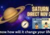 Retrograde Saturn in going direct on the 29th of November, Know how will it change your life? Saturn going direct
