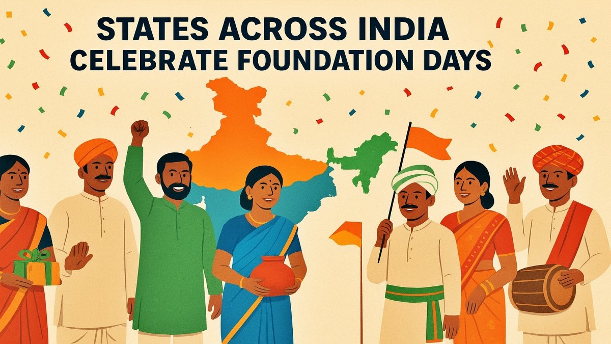 States Across India Celebrate Foundation Days as Centre Pledges Anti-Naxal Victory by March 2026