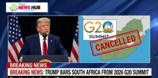 Trump Bars South Africa from 2026 G20 Summit, Cuts All US Aid in Major Diplomatic Escalation Trump Bars South Africa