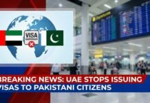 UAE has stopped Visa to pakistanis