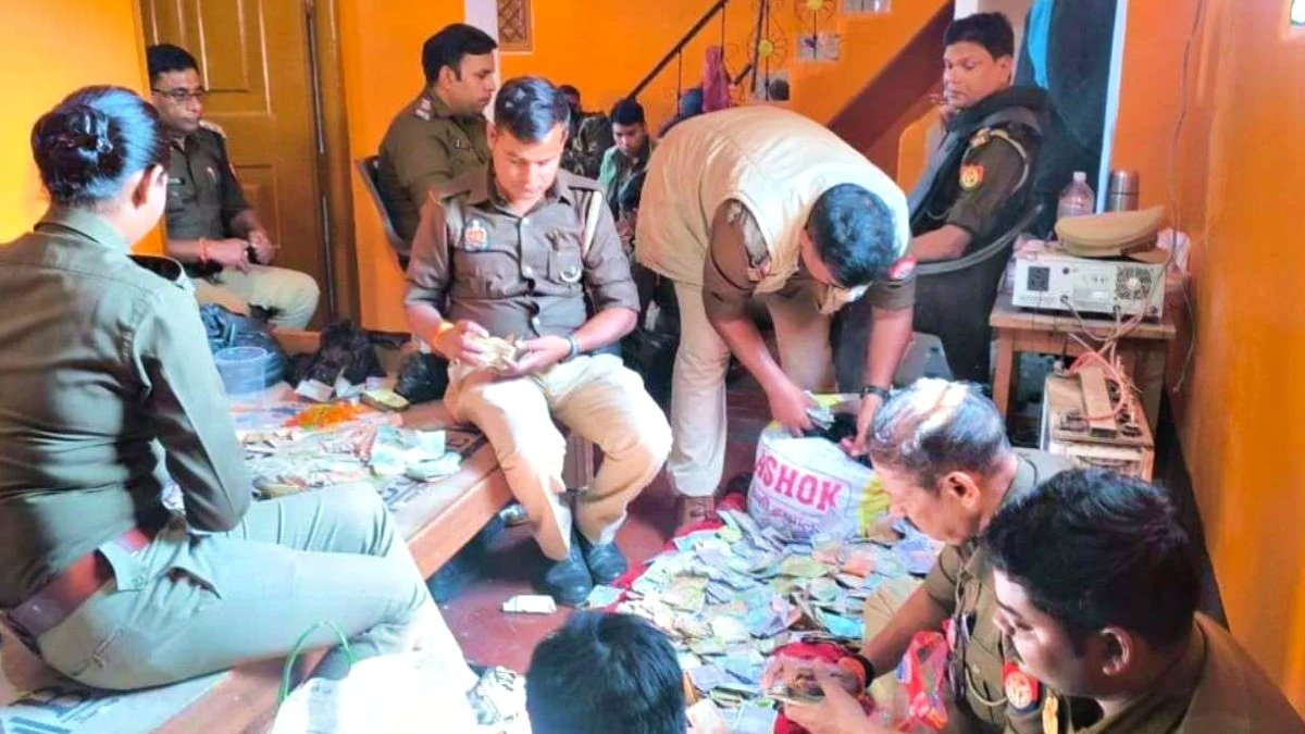 UP Police’s Biggest Drug Bust: ₹2.01 Crore Cash Seized from Jailed Mafia’s Home, Takes 22 Hours to Count