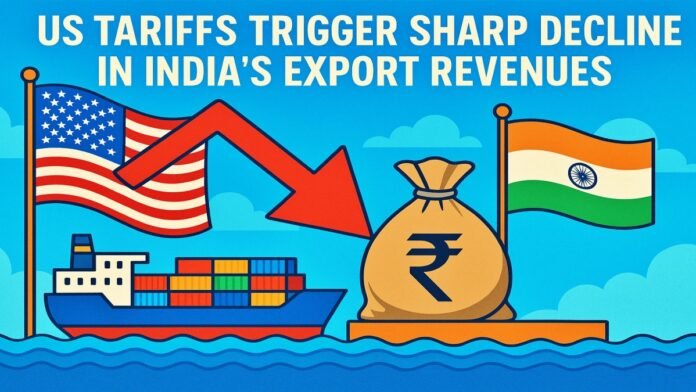 US Tariffs Trigger Sharp Decline in India's Export Revenues