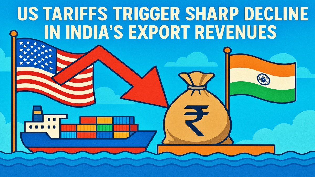 US Tariffs Trigger Sharp Decline in India’s Export Revenues
