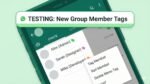 WhatsApp Tests New Group Member Tags Feature