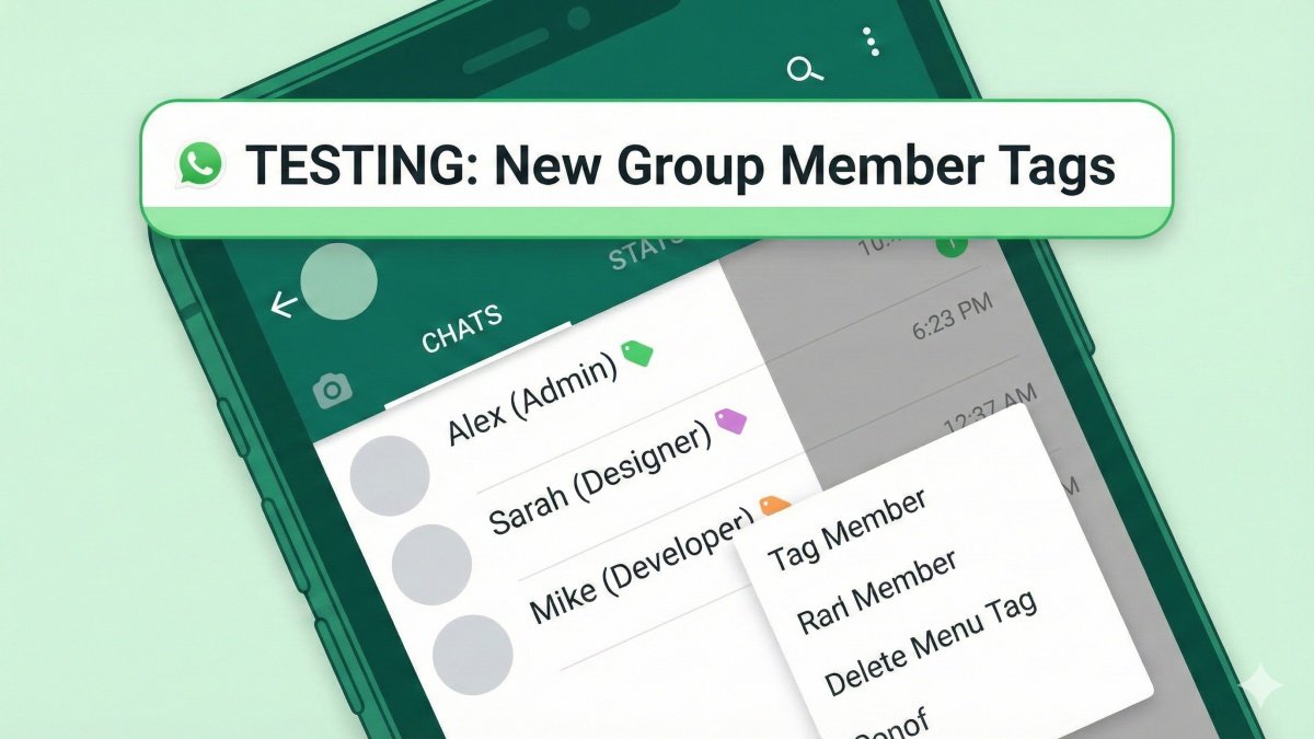 WhatsApp Tests New Group Member Tags Feature for Android Beta Users