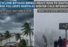 Cyclone Ditvaah Brings Heavy Rain to South, Dense Fog Grips North as Winter Cold Intensifies Winter cold