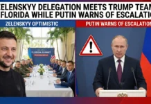 Zelenskyy Optimistic as Delegation Meets Trump Team in Florida While Putin Warns of Escalation Zelenskyy Optimistic