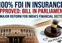 100% FDI in Insurance Approved: Bill in Parliament, ₹82,000 Crore Impact, LIC Reforms 100% Foreign Direct Investment