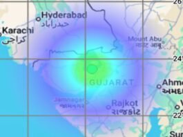 4.4 magnitude earthquake hit Kutch
