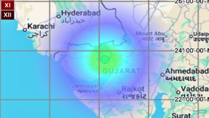 4.4 magnitude earthquake hit Kutch
