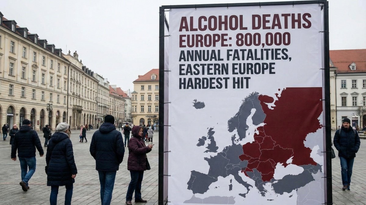 Alcohol Deaths Europe: 800,000 Annual Fatalities, Eastern Europe Hardest Hit