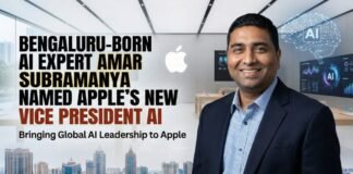 Bengaluru-Born AI Expert Amar Subramanya Named Apple’s New Vice President AI Bengaluru-Born AI Expert Amar Subramanya Named Apple's New Vice President AI