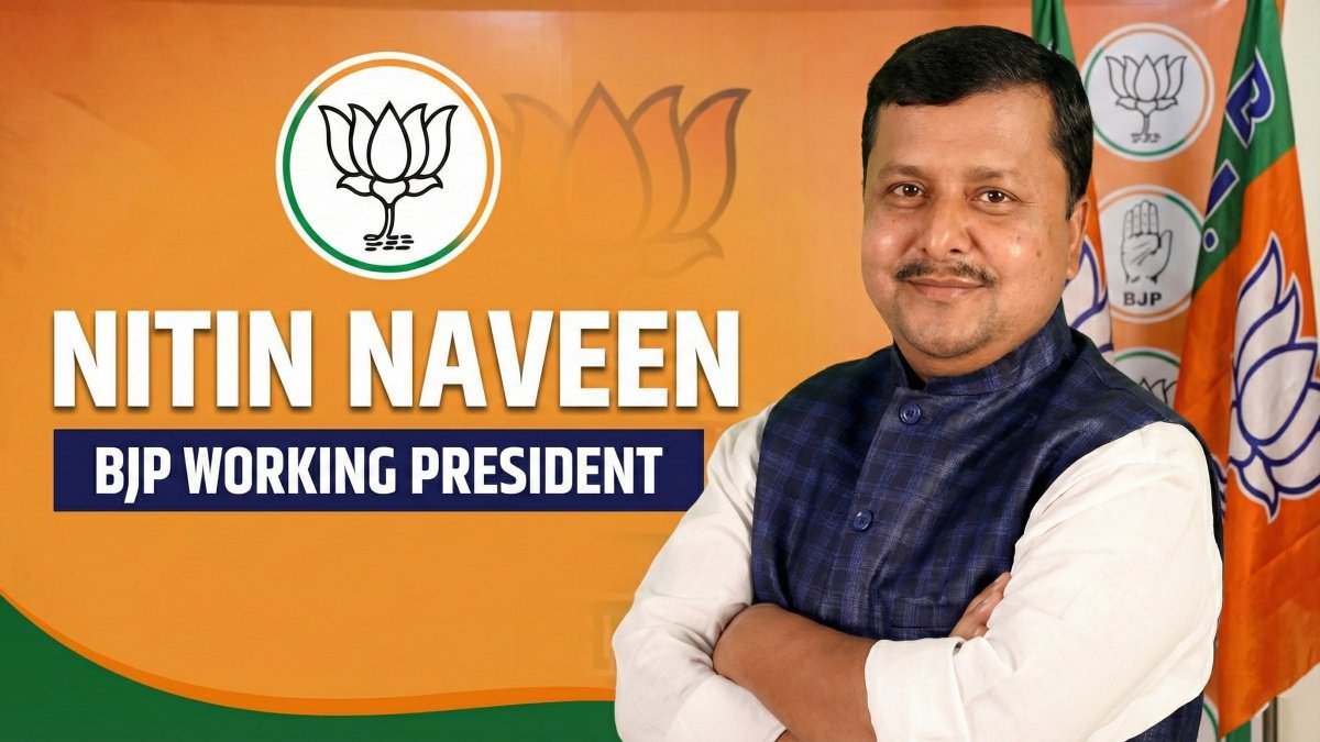 Nitin Naveen BJP Working President: 45-Year-Old Bihar Minister Makes History